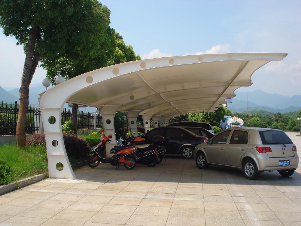 【論膜結構車棚價格】實惠，就在燁興！